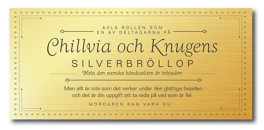Inbjudan till mordgåta