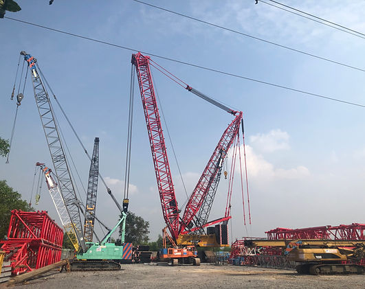 H-Cargo successfully released a batch of 1250-ton crawler cranes