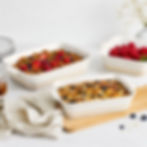 Handcrafted ceramic bakers