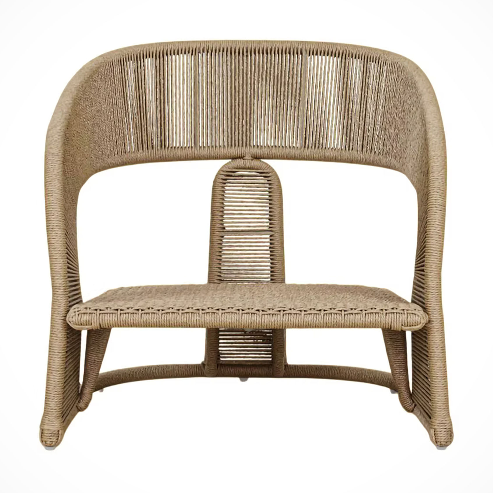 Sculptural outdoor chair