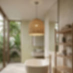 Rattan Handwoven hanging lamp