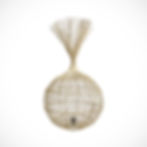 Organic Lattice Rattan Hanging Light