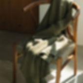 Natural cotton boho blanket