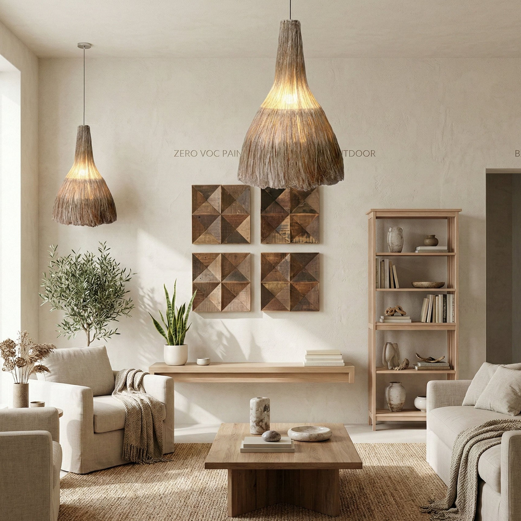 Banana Fiber Pendant Light