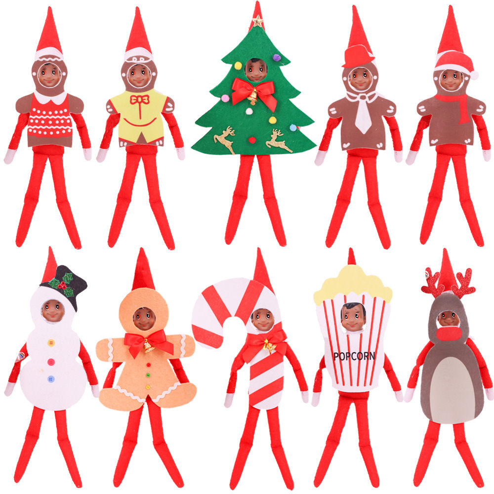 Non Woven Christmas Clothes For Elf Dolls