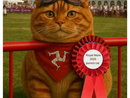 Kipper Crowned “Most Purrfect Cat” at the Royal Manx Agricultural Show!