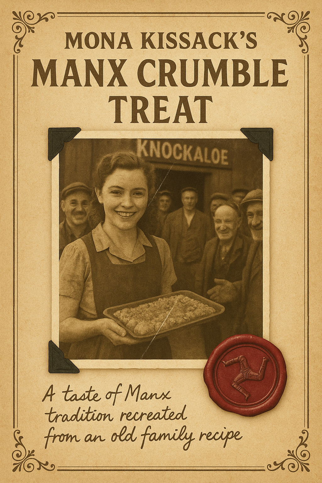 Aunt Mona's Manx Crumble includesP&P