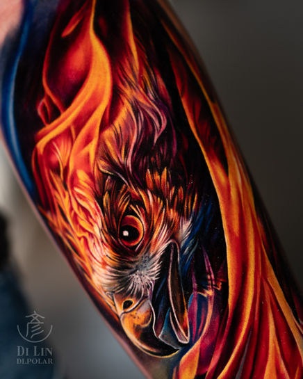 Color realism mythical tattoo by Diana (Di.polar) in Vancouver, BC