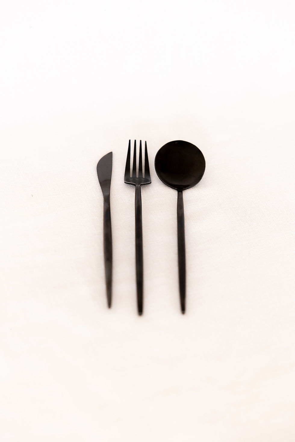 Dubai Black Cutlery Set