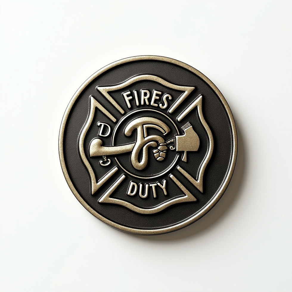 Firefighter Duty Coin