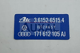 Sticker mastervac Golf 1 GTI 171612105AJ 3615265154