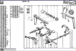 Joint torique fourreau insert cable compteur 0855779500 Renault 5 R5 Alpine 385