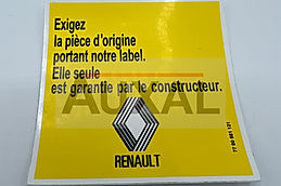Sticker exigez la piece origine Renault 5 R5 9 11 R9 R11 Super 5 7700681121