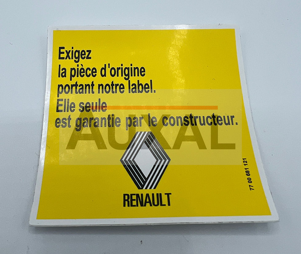 Sticker exigez la piece origine Renault 5 R5 9 11 R9 R11 Super 5 7700681121