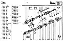 Roulement arbre secondaireRenault 5 R5 Alpine NG5 shaft bearing 7703090245