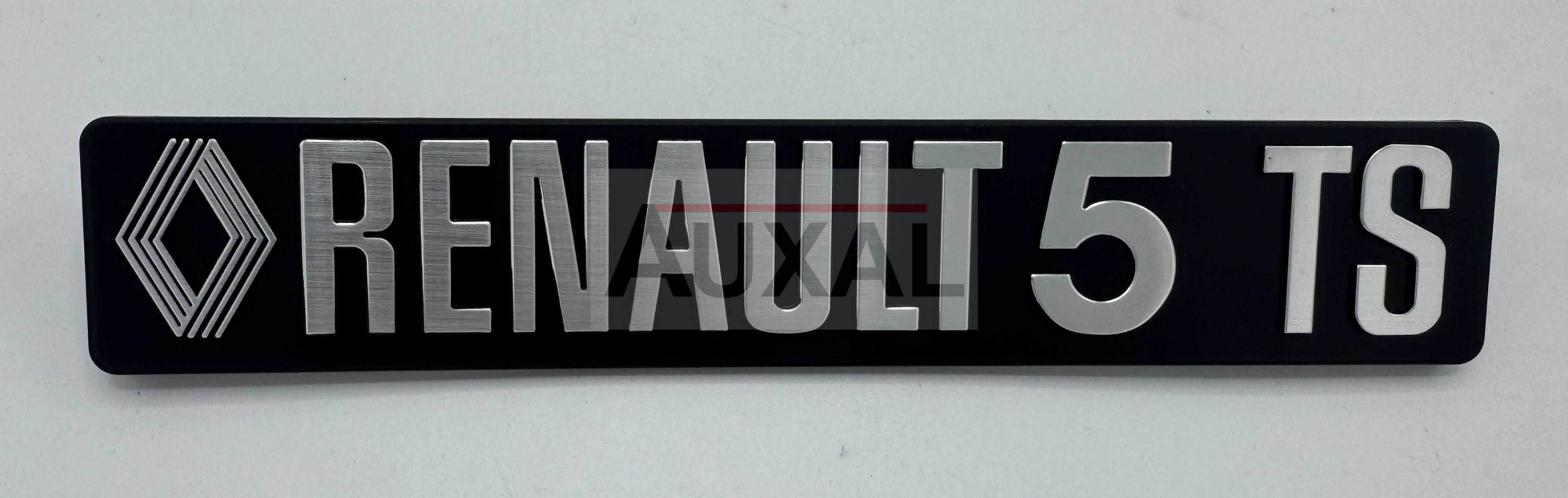 Sigle coffre hayon Renault 5 R5 TS 7700589747 7700657681 emblem R1224