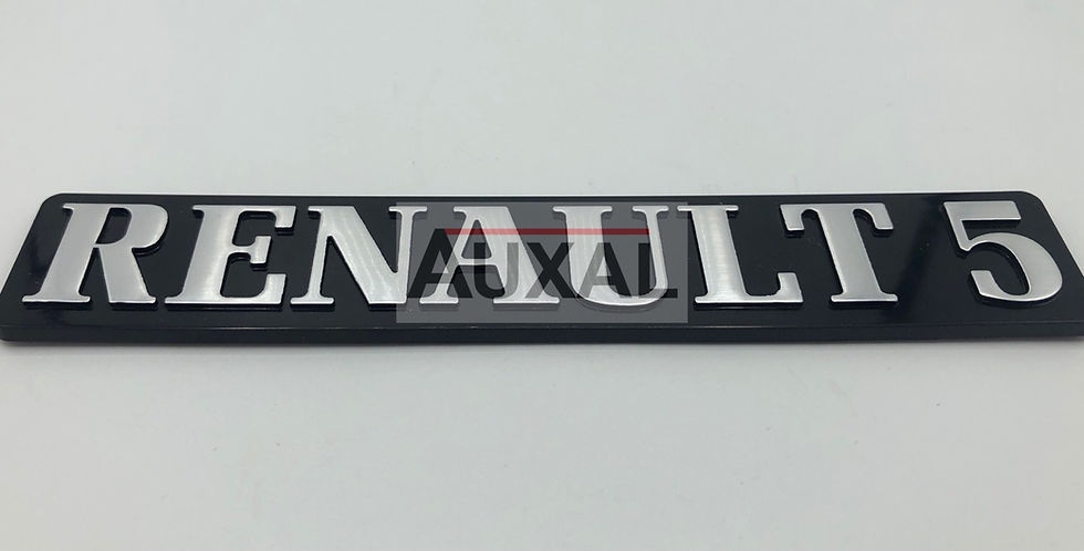 Sigle logo embleme Renault 5 R5 Turbo