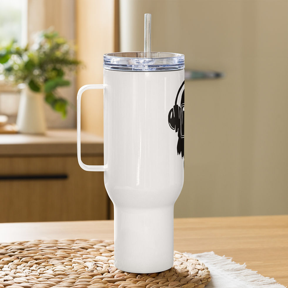 Thumbnail: VR MONKEYS® - Travel Mug with Handle