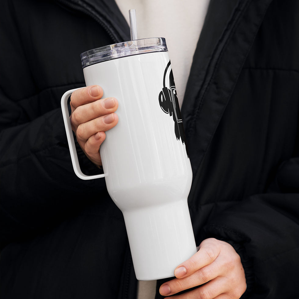 Thumbnail: VR MONKEYS® - Travel Mug with Handle