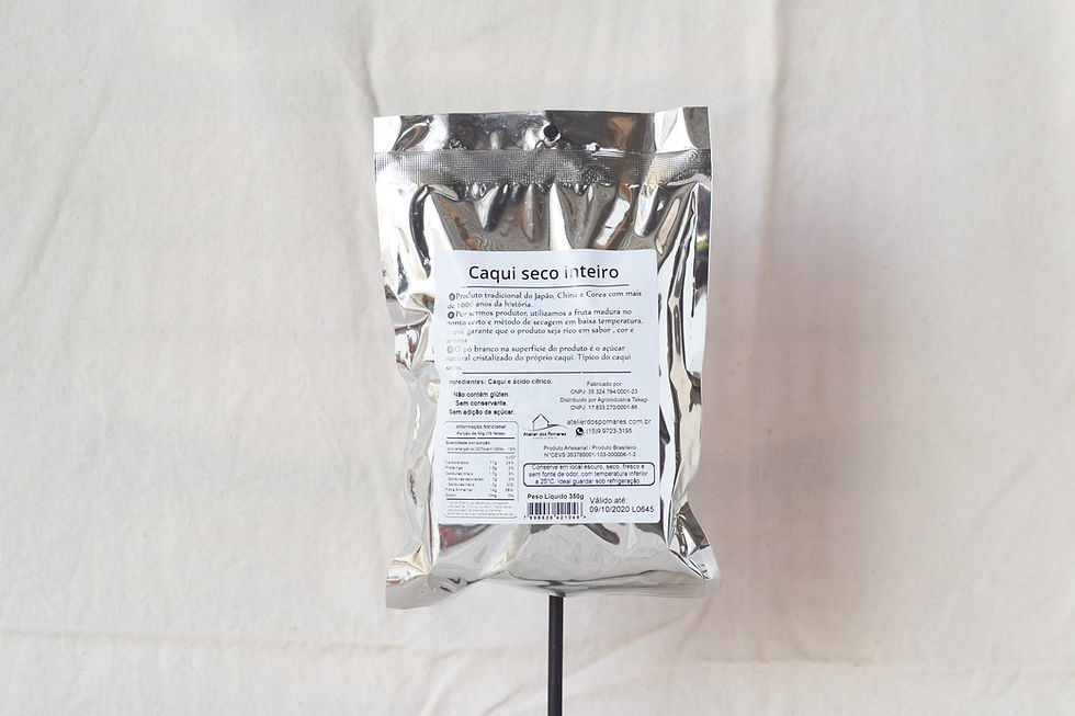 Miniatura: Caqui seco inteiro - Giombo 300g