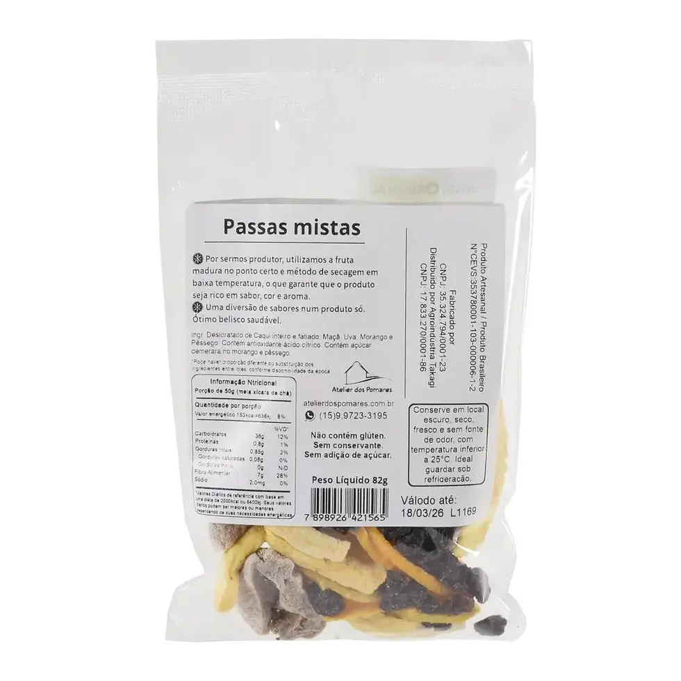 Miniatura: Passas mistas - original 82g