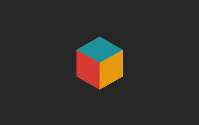 A geometric cube animation