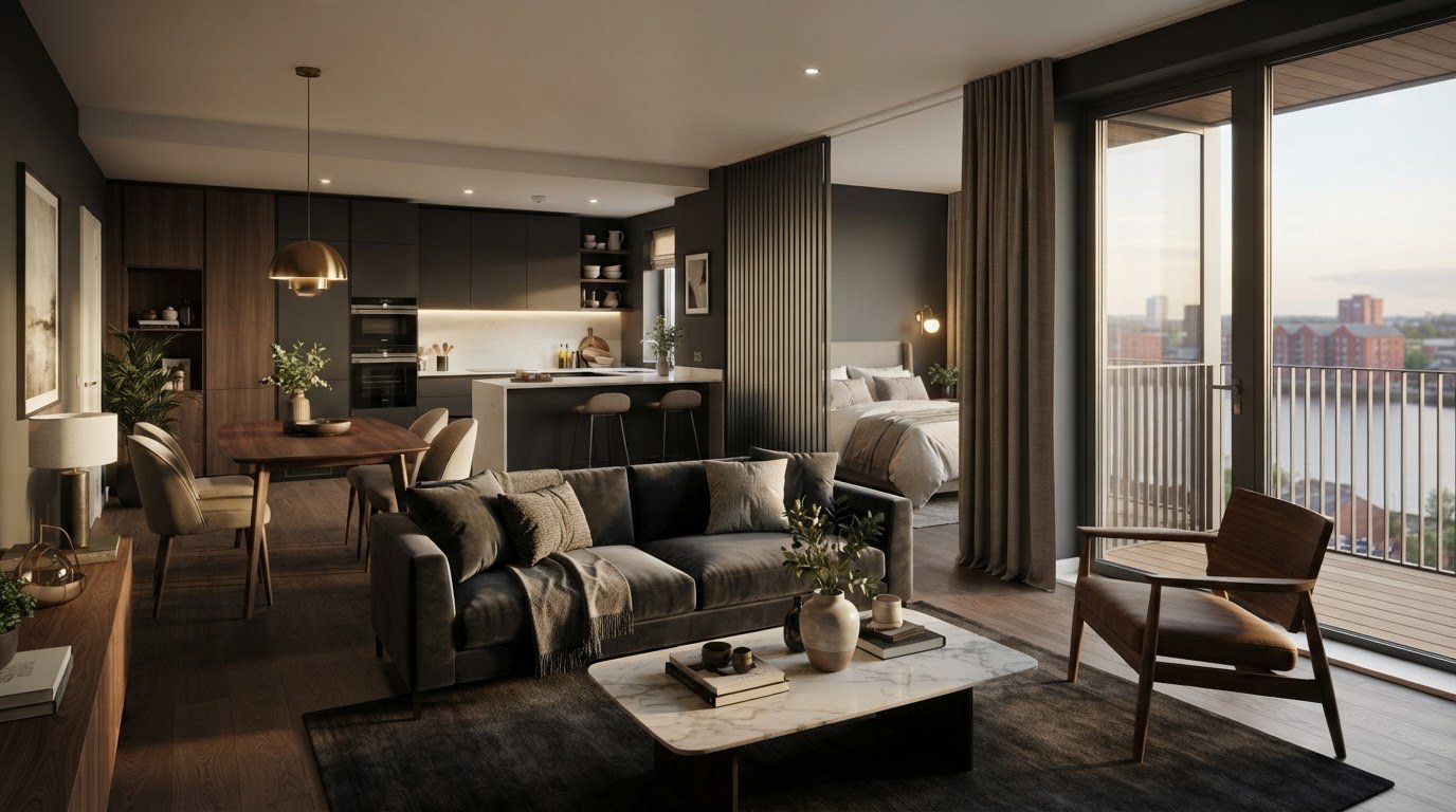 Furnished flats to rent in Warrington: rents and features