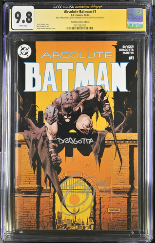 Absolute Batman #9 超レアエクスクルーシブ表紙 アメコミリーフ
