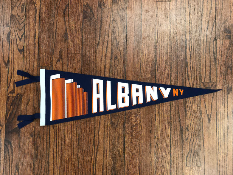 Duke's Barber Shop Albany Pennants for Sale