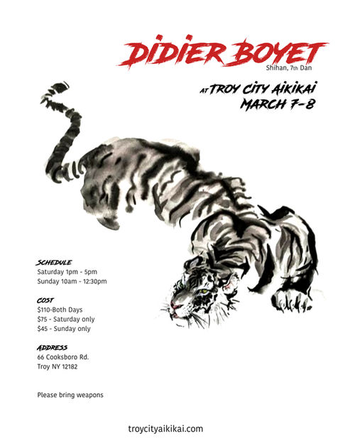 Didier Boyet Sensei Seminar 2019