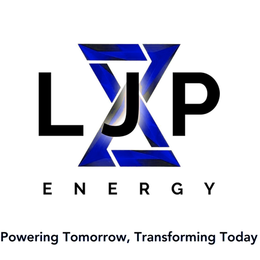 LJP Energy logo for landing page and business website project