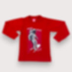 Thumbnail: Red skate cotton full sleeve tshirt