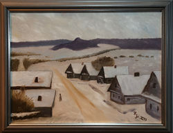 L001_Russisches Dorf im Winter