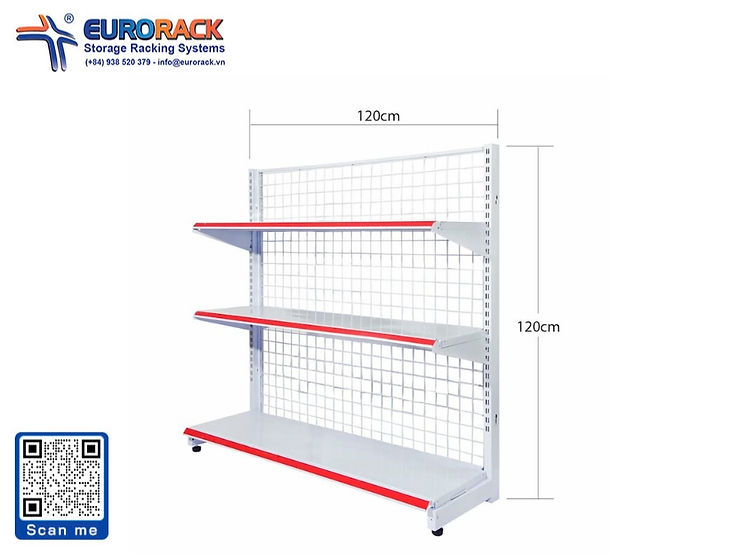 Thiết kế kệ siêu thị đơn tại Eurorack