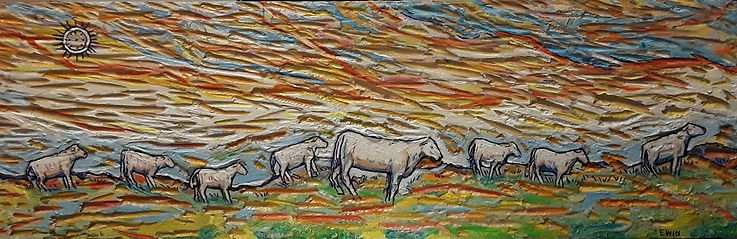 Cows 2019 acrylic on carved wood.jpg