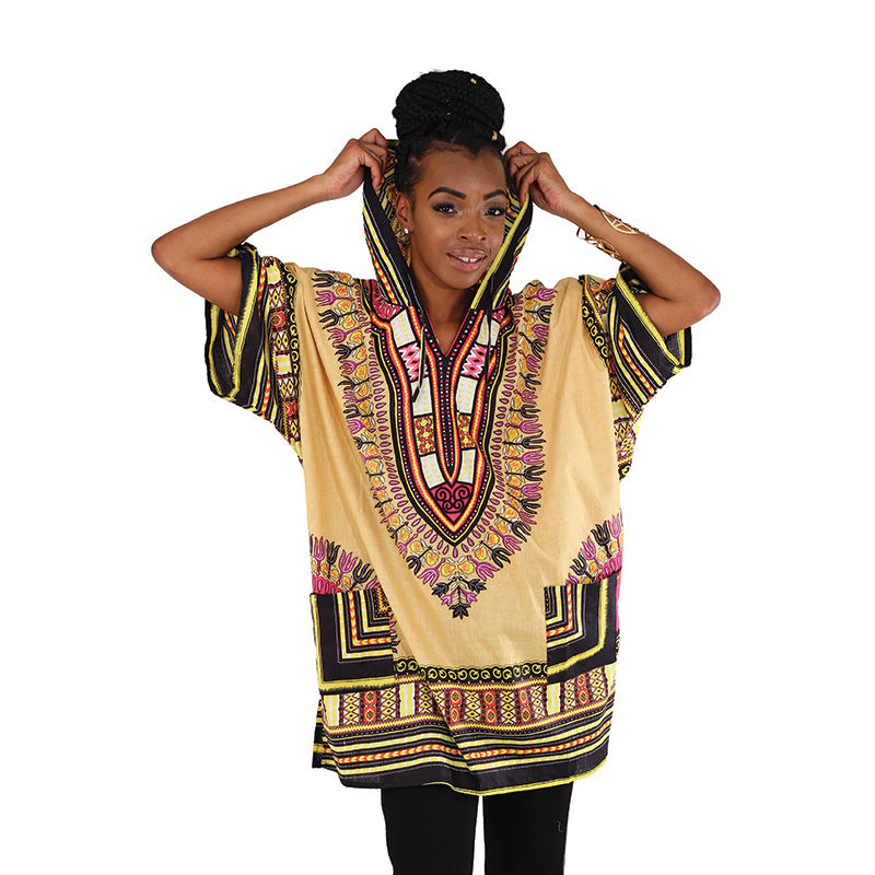 Thumbnail: Bring a bit of ethnic style to your day with these new dashikis with a hood.