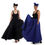 Thumbnail: Maxi Skirt. The long, flowing skirt is available in black, blue and purple. It has two convenient pockets and it comes with a