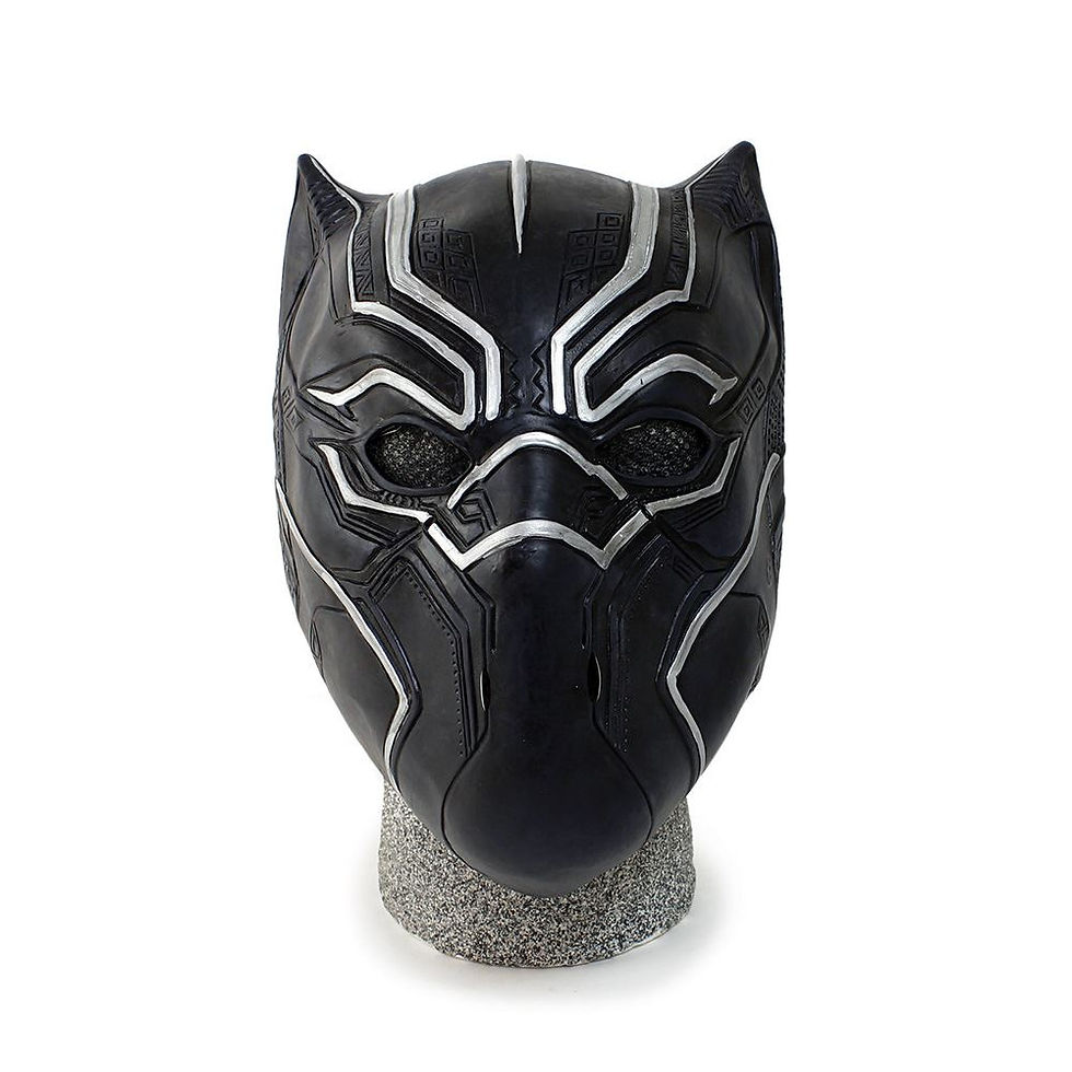 Thumbnail: Black Panther Latex Costume Mask front.