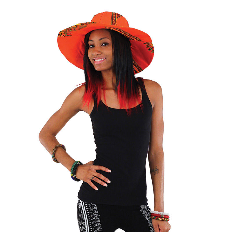 Thumbnail: Traditional Print Sun Hat