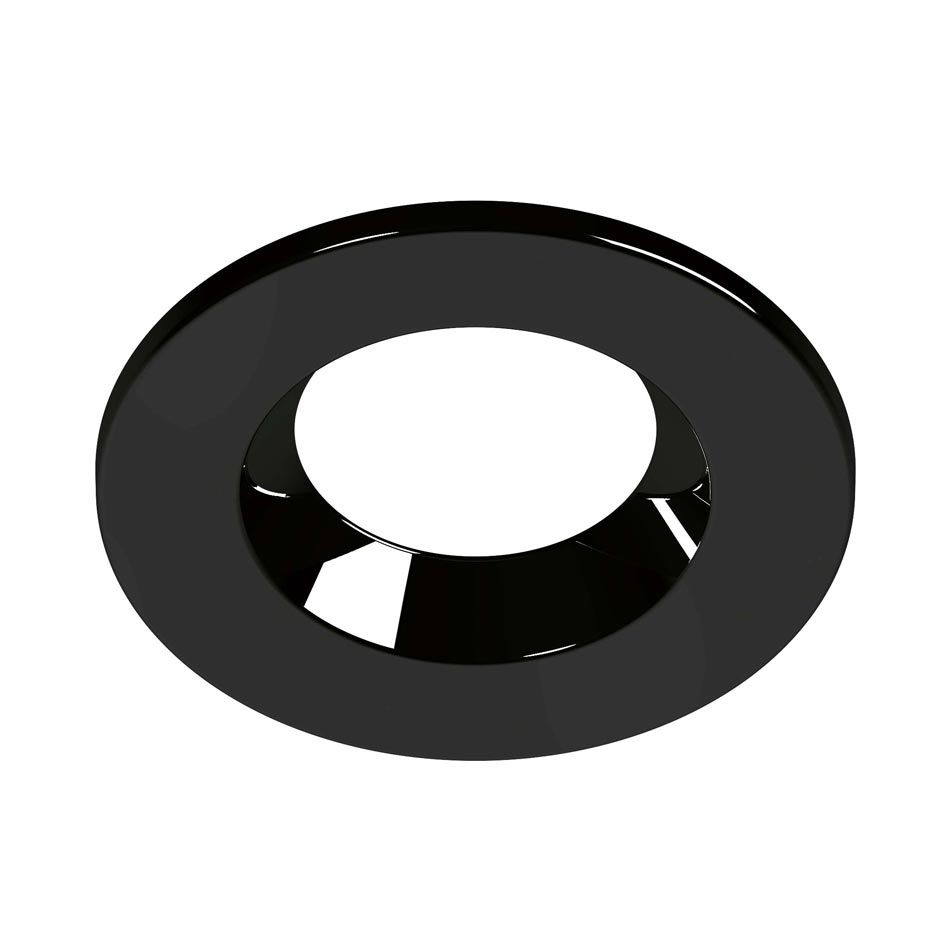 Luceco FType EFCBBZBN Compact Regressed Bezel Black Nickel