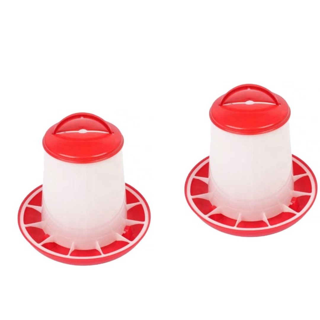 TM&W 3 kg feeder 1 pc and 3 ltr drinker 1 pc=2pcs  for chicken,chicks