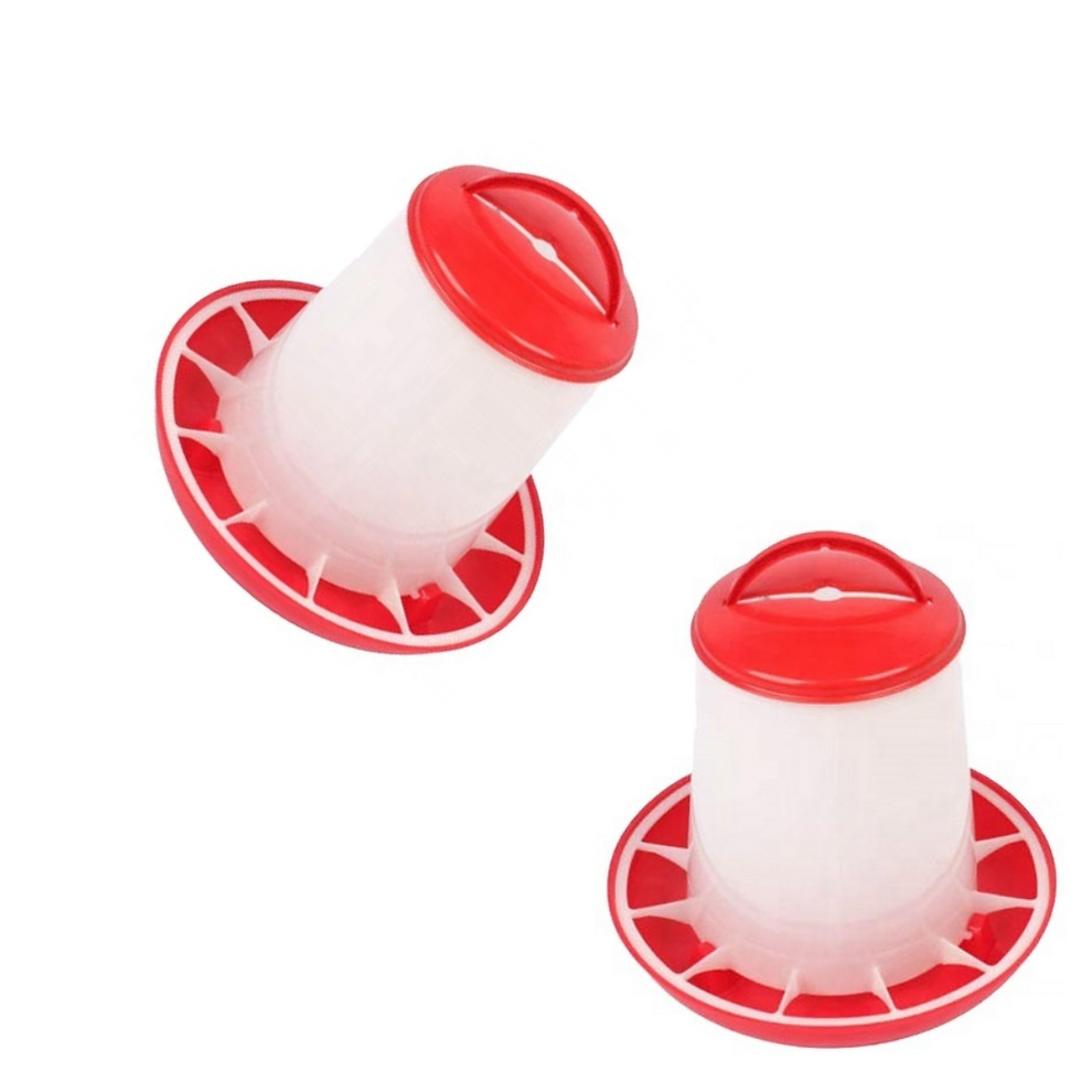 Thumbnail: TM&W 3 kg feeder 1 pc and 3 ltr drinker 1 pc=2pcs  for chicken,chicks