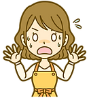 驚く女性