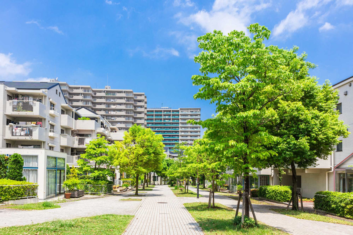 緑のある住宅地