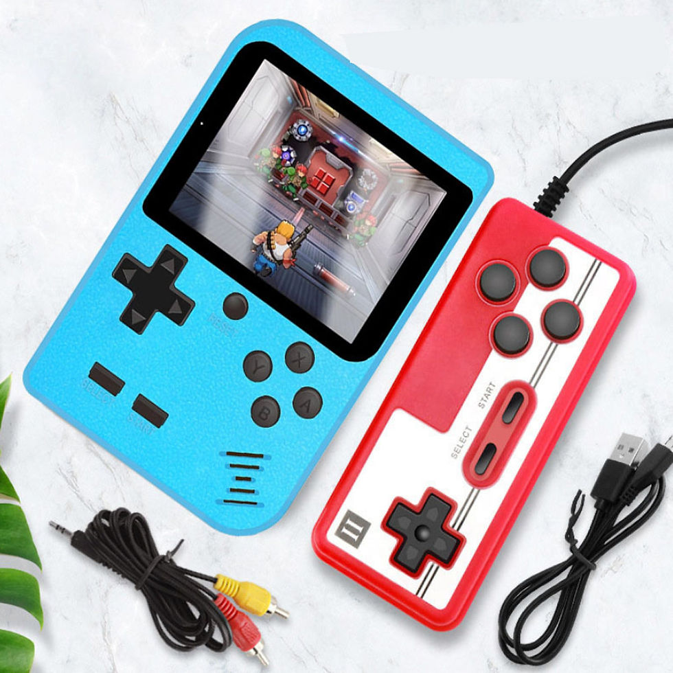 Thumbnail: Portable Game Pad With 400 Games Included + Additional Player Controller