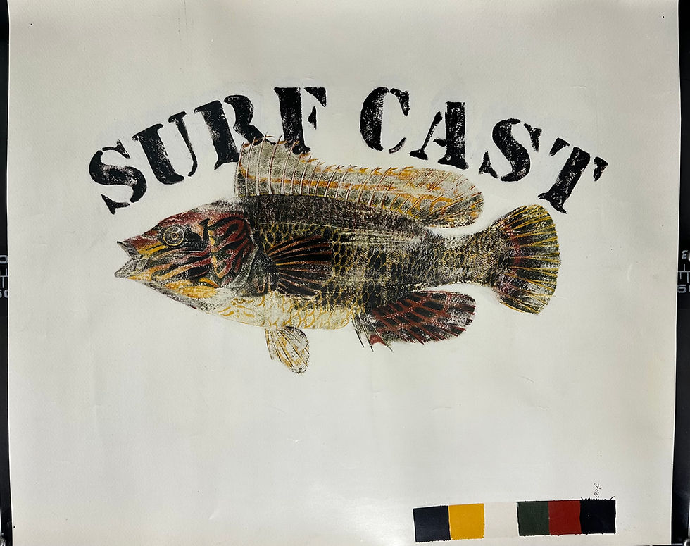 RL Polo Surf Cast w Fish, photo on Kodak glossy paper