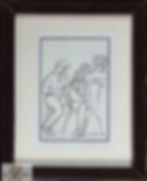 “Three people outside at Track 5”, 2016 Print|Framed Non-Archival Print.Handmade Frame, Ultra Premium Photo Print on paper,