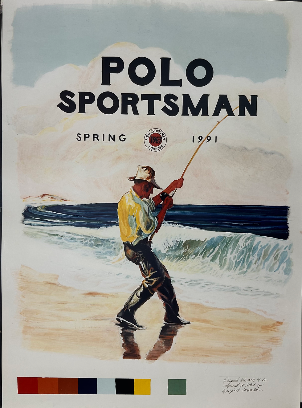 RL Polo Sportsman Shore-Ocean Fisherman, photo on Kodak glossy paper
