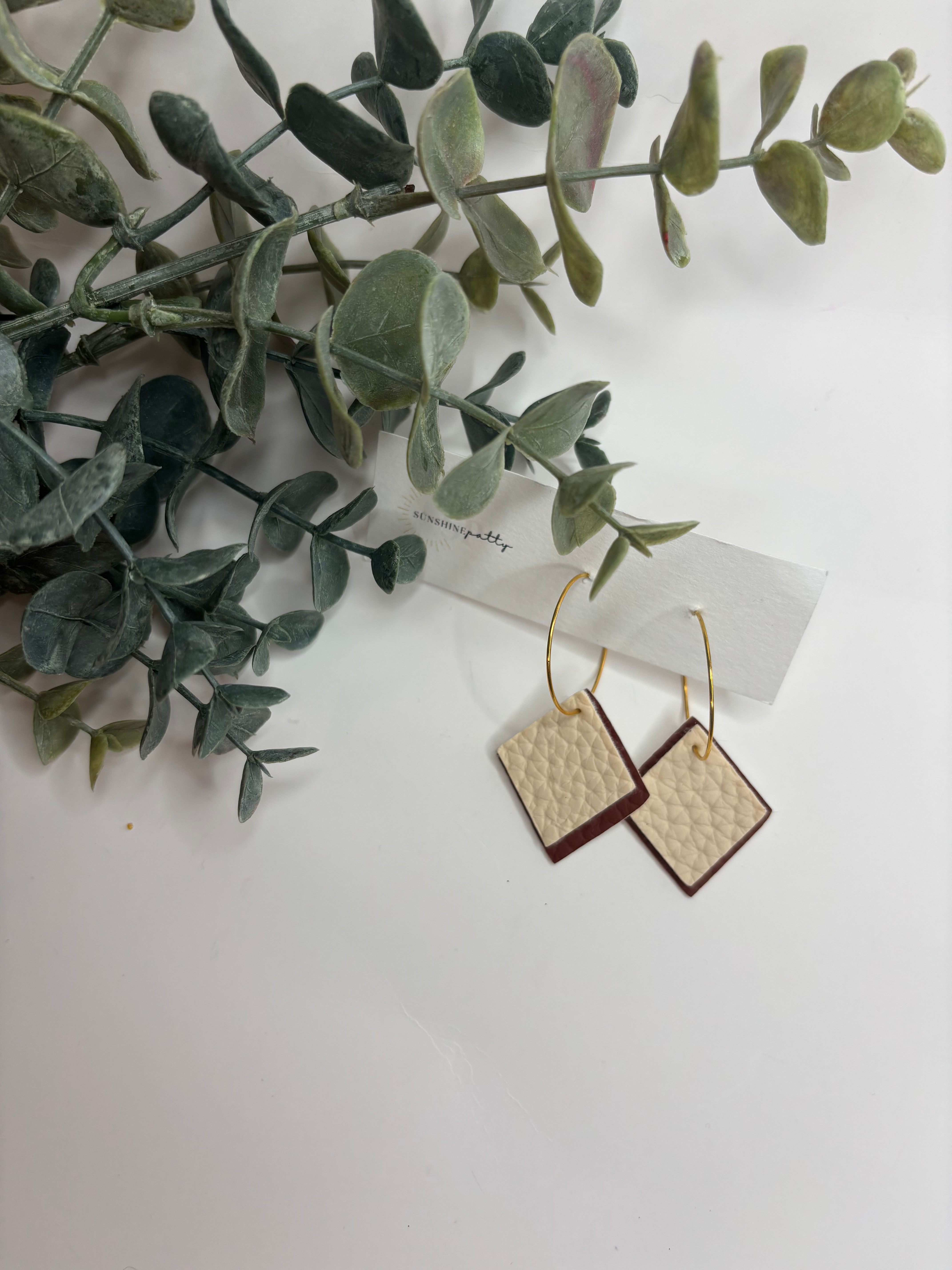 Double Diamond Hoop