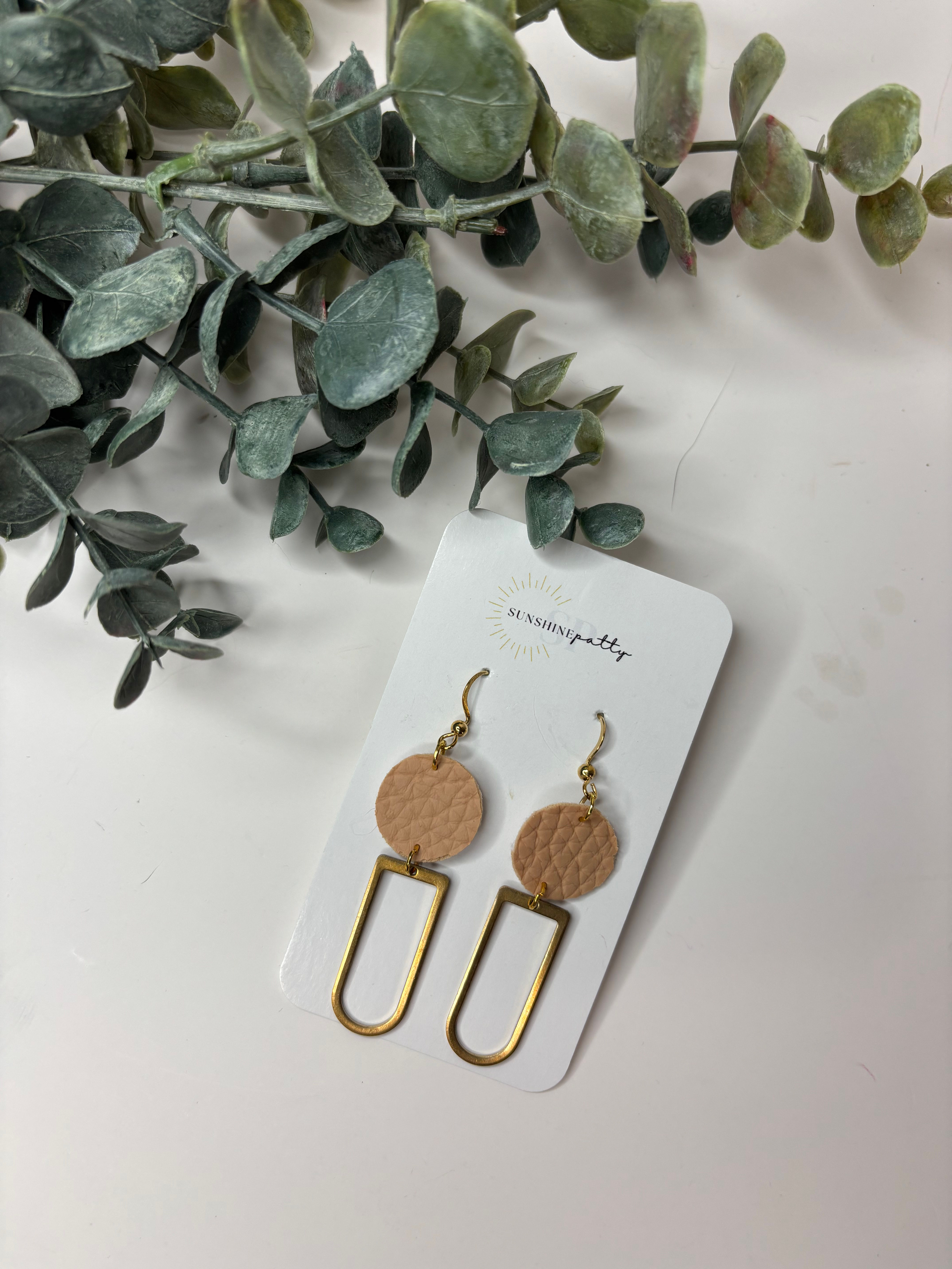 Peach Dangle with Charm